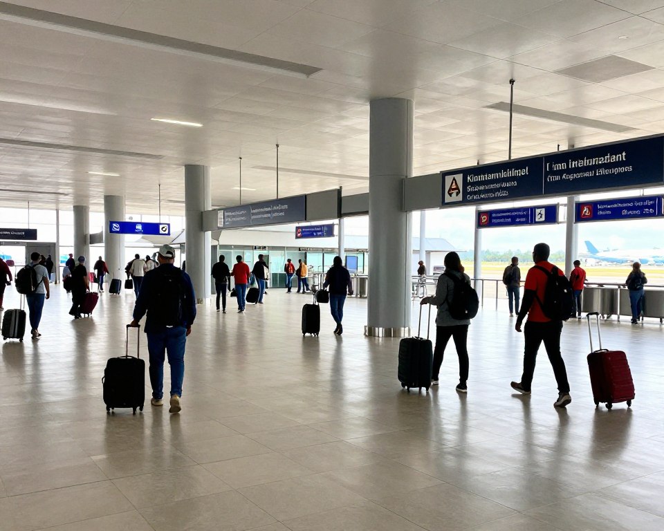 Kilimanjaro International Airport arrivals hall