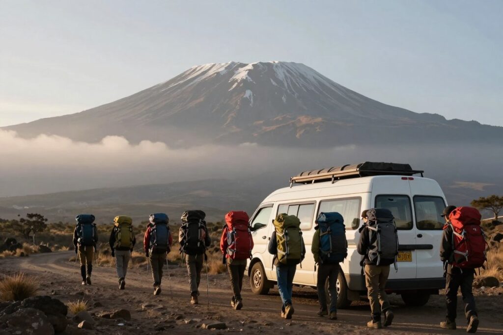Kilimanjaro trekking group transfer