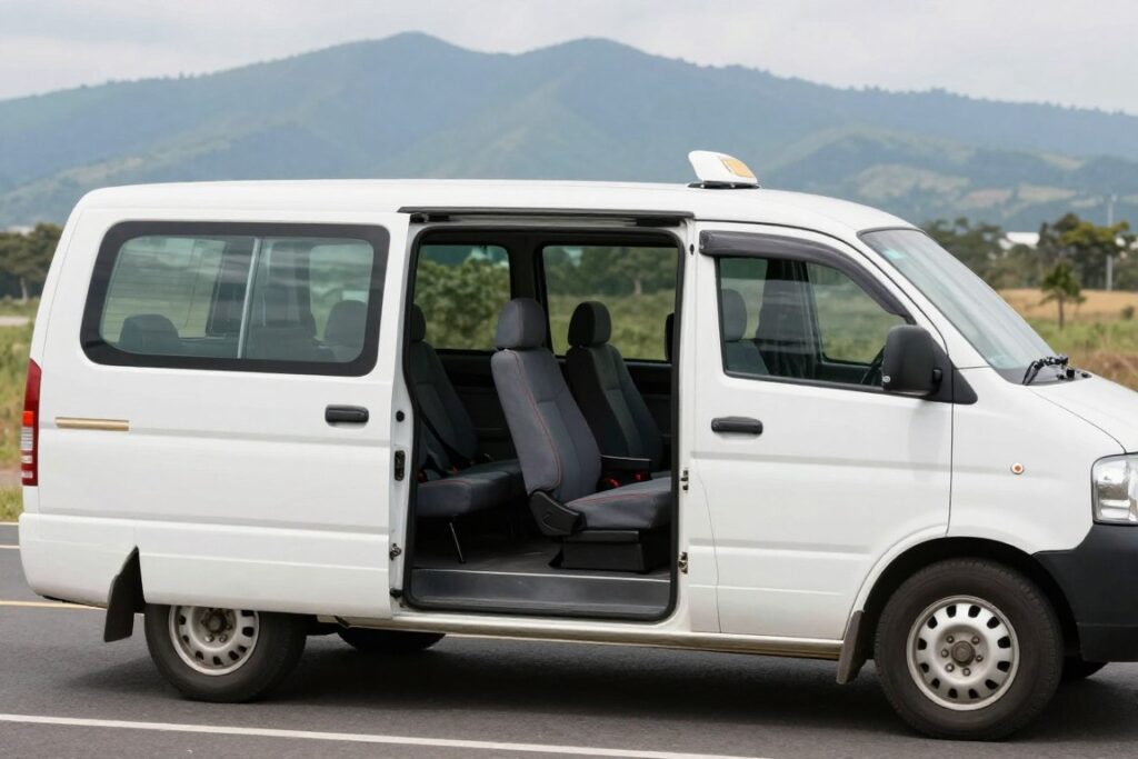 safe airport taxi vehicle in Tanzania